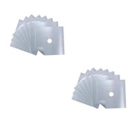 UKCOCO 16pièces Protège Plaques De Cuisson Réutilisables Pour Cuisinières à Tapis De Nettoyage Pratiques Avec Découpe Pour Brûleurs