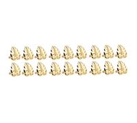 UKCOCO 18 Pcs Anneaux de Serviette Alliage Décoratifs pour Table de Banquet Boucles Brillantes pour Serviettes Accessoires Élégants pour et Mariages