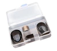 UKCOCO 18 Pcs Kit Poinçons Cuir Multifonction Outils DIY pour Perforation Ceinture Portefeuille Travail Artisanal et Précis