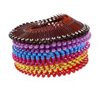 UKCOCO 18 Pièces Peigne Cheveux Extensible avec Pince Bandeaux Peigne pour Femmes Extensible Circulaire Support Cheveux Coiffure Facile