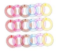 UKCOCO 18pièces Peigne Circulaire Extensibles Plastique Pour Cheveux Avec Bande Élastique Pinces à Cheveux Invisibles Pour Femmes Et Filles Anti-glissement
