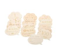 UKCOCO 1Ensemble Cartes de Jalons pour Né de Cartes Mémoriales à Double Face avec Gravure pour de et Annonces de Naissance