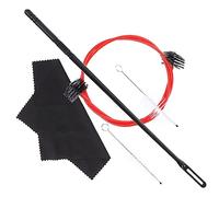 UKCOCO 1Ensemble Kit de Nettoyage Trompette Outil de Soins des Instruments avec Brosse Flexible et Écouvillon Accessoires pour Cornet et Trompette