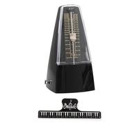 UKCOCO 1ensemble Métronome Mécanique pour Piano et Guitare avec Clip à Partitions Précis du Rythme pour Instruments de Musique Accessoire Pratique pour Entraînement Couleur Aléatoire