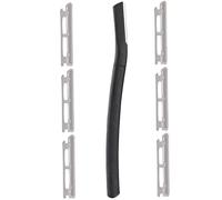 UKCOCO 1Ensemble Rasoir à Sourcils et Visage avec Six Lames Remplaçables Outil de Coiffure Portable et Pratique pour Rasage des Femmes avec Boîtier de Stockage Noir