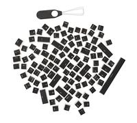 UKCOCO 1ensemble Set De Keycaps Translucides pour Clavier Mécanique Conception Semi-Transparente Et Ergonomique pour Gamers Et Personnalisation De Claviers