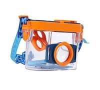 UKCOCO 1Pièce Boîte Observation Insectes avec Double Lentille pour Garçon Fille Outil Éducatif Extérieur et Loupe Intégrée pour Explorer la Nature pour