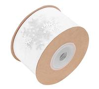 UKCOCO 1Pièce Flocon Mètres Organza pour Noël Décorations Festives