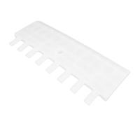 UKCOCO 1pièce Râteau à Main Plastique pour Ramasser Outil De Jardin pour Nettoyer Jardin Pelouse Râteau pour Extérieur Couleur Blanche