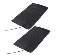 UKCOCO 2 3 Coussin Chauffant pour Animaux De Compagnie Chauffage Alimenté par USB Coussin Chauffant USB Tampon De Chauffage pour Animaux De Compagnie USB Cuir Black