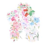 UKCOCO 2 ensembles Autocollants Scrapbooking Fleurs Adhésifs Motifs Variés DIY Décoration Journaux Albums
