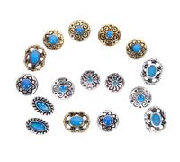 UKCOCO 2 ensembles Charms pour Ongles Rétro Mixte Décorations Nail Art Femme Accessoires Nail Charms Petits pour Manucure Créative