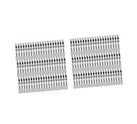 UKCOCO 2 Ensembles Connecteurs De Pêche Émerillons Pêche pour Snaps Leurres De Bar Hover Pêche Snap Clips Appâts Crochets Pêche Émerillon Connecteur Perles 100 pièces * 2