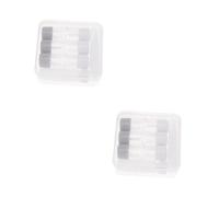 UKCOCO 2 Ensembles Étui À Lentilles De Contact Transparent avec Boîtes Bouteille Pince À Épiler Organisateur Pratique pour Accessoires De Lentilles 3 Pièces * 2