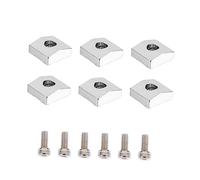 UKCOCO 2 ensembles Locking Nut Blocks Set For Electric Guitar Tremolo Bridge Iron Zinc Alloy With Screws Of Replacement Parts For Secure String Locking