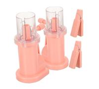 UKCOCO 2 ensembles Machine à Tricoter Manuelle Tricotin Rose pour Bracelets Accessoires DIY Outil de Portable Stable et Facile pour Débutants et