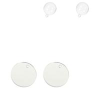 UKCOCO 2 Ensembles Miroir Double Face pour Betta, Boule Flottante | Décoration D’aquarium pour Petits Bacs, Usage en Eau Salée, Accessoire Poisson, Format Compact