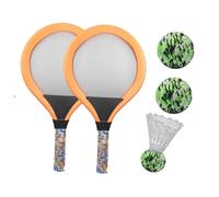 UKCOCO 2 Ensembles Set de de Tennis Garçon Fille Orange pour Jeux de Plage et Plein Air pour Apprentissage et Activités Parent Garçon Fille