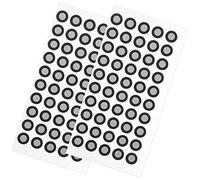 UKCOCO 2 Feuilles Points De Repère Réfléchissants pour Appareils De Numérisation Marqueurs De Positionnement pour Numérisation Autocollants De Repère pour Appareils Optiques