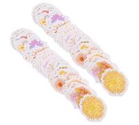 UKCOCO 2 Lots D'autocollants Graffiti Feu 100 Pièces, Décorations Créatives pour Téléphone Portable et Ordinateur Portable, Accessoires Scrapbooking Esthétiques pour Journal Intime