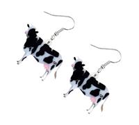 UKCOCO 2 paires Boucles Oreilles Cartoon Forme de de Bijoux Créatifs pour Femmes Accessoire Adorable pour Fête Mariage ou Spécial