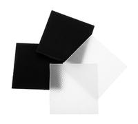 UKCOCO 2 Paires de Patchs Antidérapants Carrés pour Talons Hauts 60mm X 60mm X 3,5mm, Coussinets Silencieux et Résistants à L’usure pour Réparation Talons Femme, Kit de Remplacement
