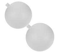 UKCOCO 2 pièces Abat-jour Sphérique Plastique pour Lampe Design Rond Opaque Résistant Aux Intempéries pour Décoration Intérieure et Extérieure Salon Mariage Jardin