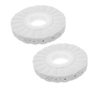 UKCOCO 2 pièces Accessoires pour Machine à Placage Bordure Roue à Polir Meule de Ponçage pour Machine à Placage Bordure