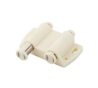 UKCOCO 2 pièces Aimant Porte Magnétique Abs Beige Fermeture Forte pour Armoire et Placard Bouton à Perles Résistant Installation Facile sans Vis Amortisseur de Porte Pratique
