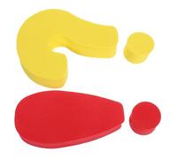 UKCOCO 2 Pièces Antenne de Voiture Décoration Extérieure Imperméable pour SUV et Camion Accessoires Auto Originaux avec Point Dinterrogation Jaune et Point Dexclamation Rouge