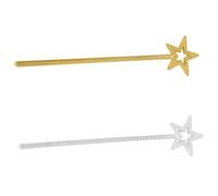 UKCOCO 2 pièces Baguettes pour Filles Baguettes de Fée Légères et pour Fêtes et Jeux Cosplay
