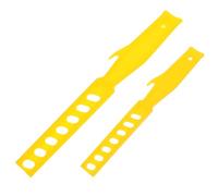 UKCOCO 2 pièces Bâton de Mélangeur de Peinture Manuel Léger Outil Portable pour Agitation Précise et Réutilisable Grand Petit pour Bricolage et Peinture Réutilisable