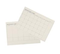UKCOCO 2 pièces Bloc-notes Planning Bureau avec Agenda Mensuel et Hebdomadaire Pages Détachables pour Organisation Quotidienne Planificateur de Tâches et Programme Mensuel Pratique