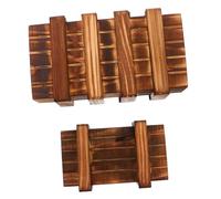 UKCOCO 2 pièces Boîte Puzzle Secret Jeu Casse-tête Enigme pour Garçon Fille Educatif Test IQ Résistant et Pratique