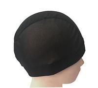UKCOCO 2 pièces Bonnet de Perruque Élastique Noir Lot de Caps Ajustables Spandex pour Fabrication de Perruques Confort et