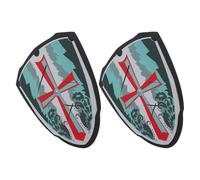 UKCOCO 2 Pièces Bouclier Jouet pour Garçon Bouclier de Chevalier Accessoire de Déguisement pour Fête Costume de Viking pour Halloween