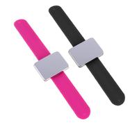 UKCOCO 2 pièces Bracelet Aimanté Silicone Bracelet de Coussin à Épingle Pratique pour Couture Coiffure et Outils avec Magnétisme Sécurisé et Confort Optimal