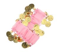 UKCOCO 2 Pièces Bracelet de Danse Chiffon avec Accessoires de Danse pour Halloween et Performances Festives Élégance et Style pour Belly Dance