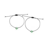 UKCOCO 2 pièces Bracelets Amour Avocat Bracelets Tressés Ajustables Amitié pour Femmes et Ados Cadeau Créatif et Léger pour Couple et Compagnes