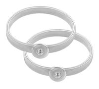 UKCOCO 2 pièces Bracelets Élastiques Homme Porte-Manches Réglables Métal Antirouille Maintien Confortable des Manches de Chemise Bandes de Bras Extensibles Accessoires Vêtements Durables