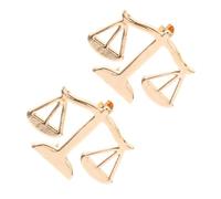 UKCOCO 2 pièces Broche Homme Balance Justice Alliage Épingle de Revers Métal pour Chemise et Costume Accessoire Élégant pour Avocat et Professionnels Du Droit Lot