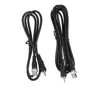 UKCOCO 2 pièces Câble coaxial vers vidéo Accessoire de Conversion vidéo pour caméra TV Surveillance Facile à Installer 2 pièces 1m + 2m