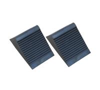 UKCOCO 2 pièces Cales de Roue Caoutchouc Dérapantes Lot de Outils de pour Triangle de Positionnement pour Voiture et Camion Accessoires de Stationnement Pratiques