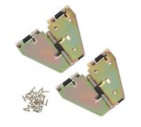 UKCOCO 2 Pièces Charnières Pliantes Robustes pour Table à Manger Charnières Croisée et Supports Pliables Ouverture Silencieuse Optimisation Espace pour Mobilier Multifonctionnel