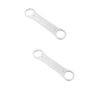 UKCOCO 2 Pièces Clé à Fourche Inoxydable pour Outil de Démontage Compatible avec Suntour et