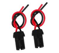 UKCOCO 2 pièces Connecteur Extension pour Lampe Auto Support Douille pour Feux Tableau de Bord Plaques et Clignotants Installation Facile avec Polarité Identifiée