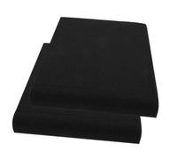 UKCOCO 2 pièces Coussin Isolation Vibration pour Caisson de Basses Mousse Amortissante pour Haut Parleurs Tapis Insonorisant Facile à Installer