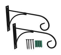 UKCOCO 2 Pièces Crochets Muraux pour Plantes et Lanternes Lot de Support Décoratif pour Pots de Fleurs Carreaux Wind Chimes et Lanternes Murales pour Intérieur et Extérieur