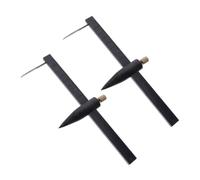 UKCOCO 2 pièces Cutter Cercle pour Poterie Compas Adaptable pour Sculpture Argile Outil de Mesure Artisanal Polyvalent pour Création et Découpe Précise