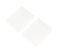 UKCOCO 2 pièces Cuvettes Verre Transparentes pour Spectrophotomètre Lot de Matériel Chimie Précis pour Analyse Comparative Laboratoire